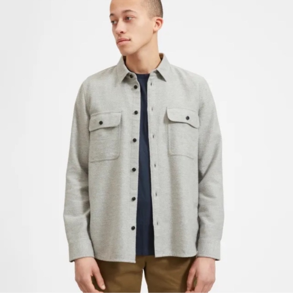 Everlane Heavyweight Overshirt Shacket Jacket Button Down
